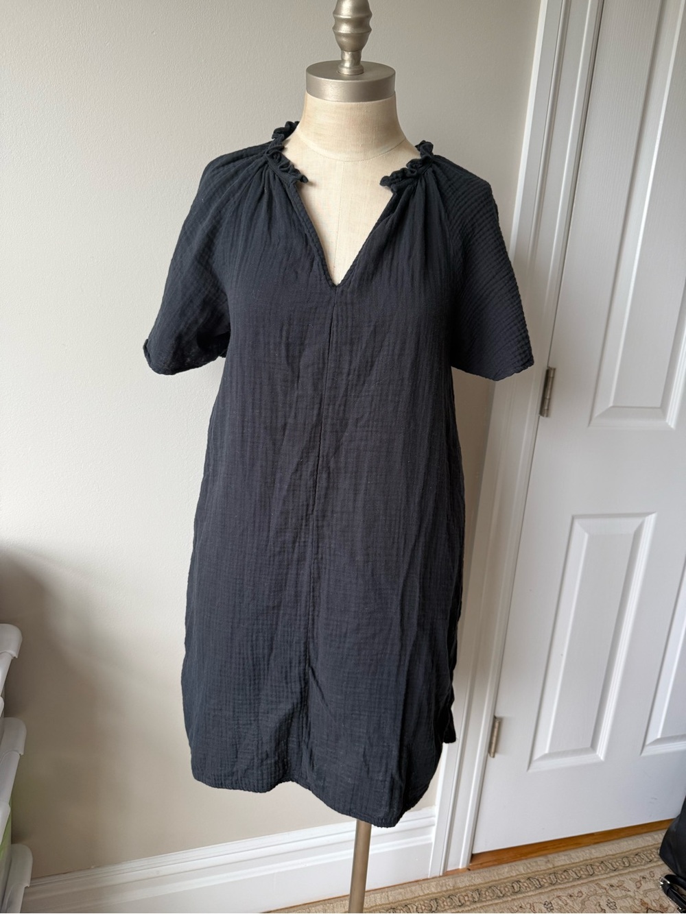 Black Cotton Dress size medium